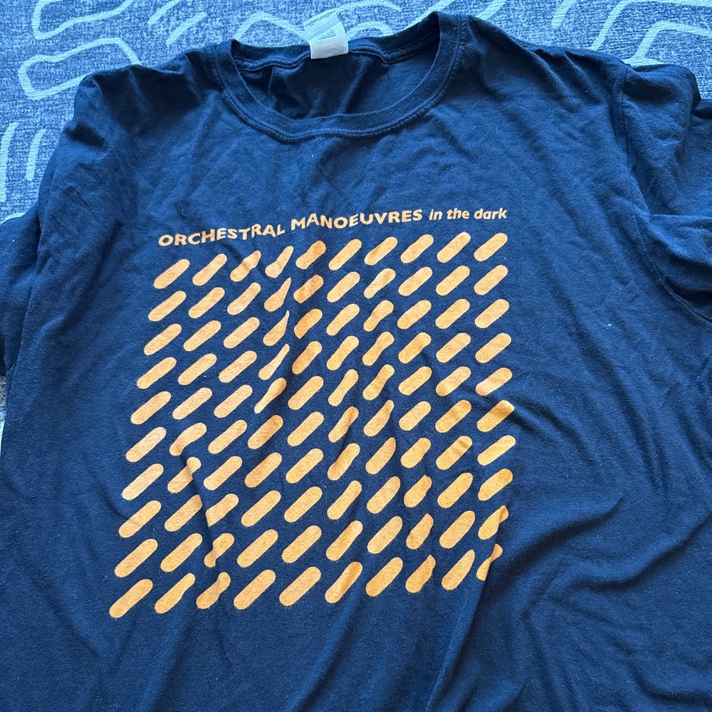 OMD Orchestral Manouvers in the Dark tour shirt Large